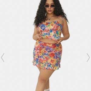 Dolls Kill Floral Set